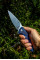 Ніж складаний туристичний Ruike Fang P105-Q, (9.2 см) 14C28N / G10 синій