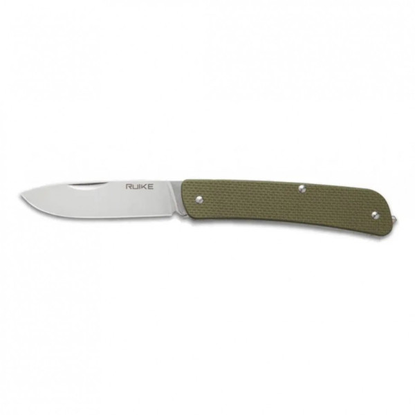 Багатофункціональний ніж Ruike Criterion L11, (8.5 см) 12C27 / G10 зелений, 3 інстр.