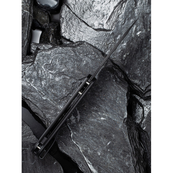 Ніж складаний туристичний Civivi Elementum Pocket, (8.9 см) 14C28N / G10 чорний