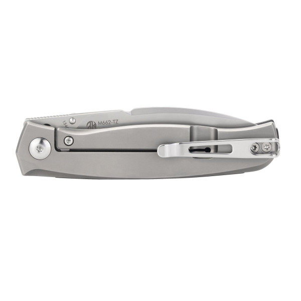 Ніж складаний кишеньковий Ruike M662-TZ, (7.4 см) steel 154СМ / TC4 (титан) + G10 чорний