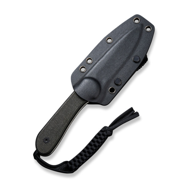 Ніж фіксований тактичний Civivi Elementum, (10.1 см) D2 / Micarta чорний