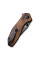 Ніж складаний кишеньковий Civivi ODD 22, (7.5 см) Damascus / Guibourtia Wood