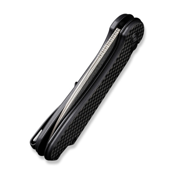 Ніж складаний кишеньковий Civivi Elementum II, (7.5 см) Damascus / Carbon Fiber & G10