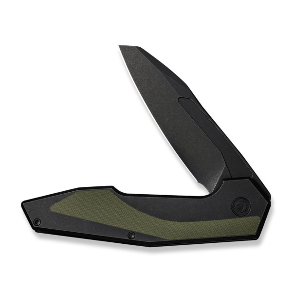Ніж складаний туристичний Civivi Hypersonic, (9.4 см) 14C28N / Steel & G10 чорно-зелений