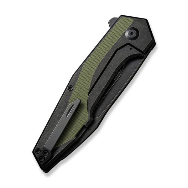 Ніж складаний туристичний Civivi Hypersonic, (9.4 см) 14C28N / Steel & G10 чорно-зелений