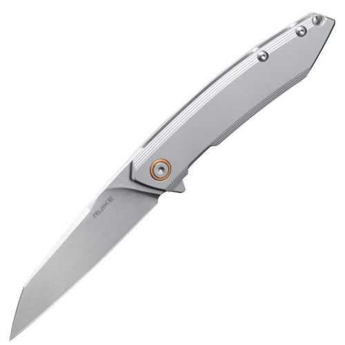Ніж складаний туристичний Ruike P831S-SA, (8.5 см) 14C28N / 3cr14n сірий