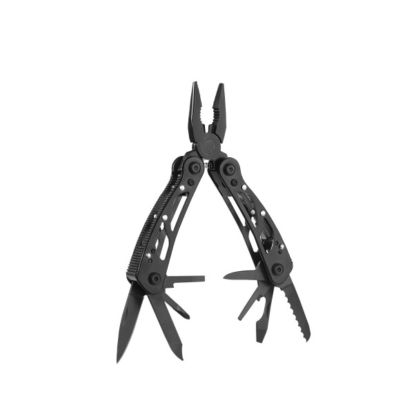Мультитул Ganzo G104S, (11.4 см) 11 функцій, чорний + чохол