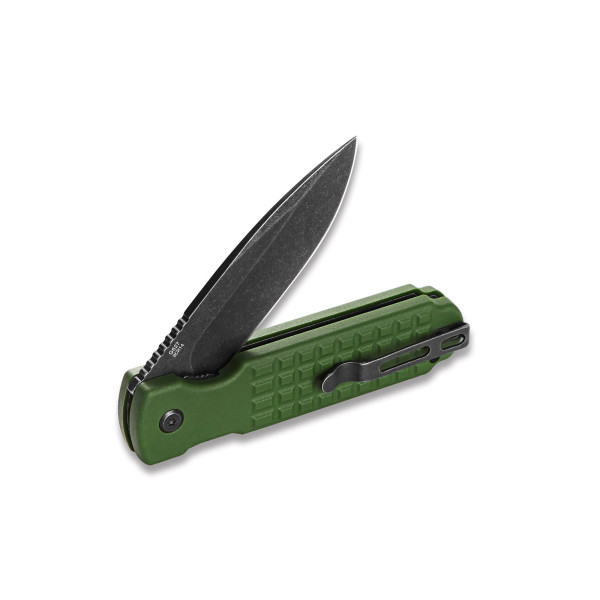 Ніж складаний туристичний Ganzo G627 (8.8 см) 8CR14 / PP зелений