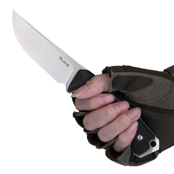 Ніж фіксований мисливський Ruike F186-MB, (11.8 см) D2 / Micarta чорний