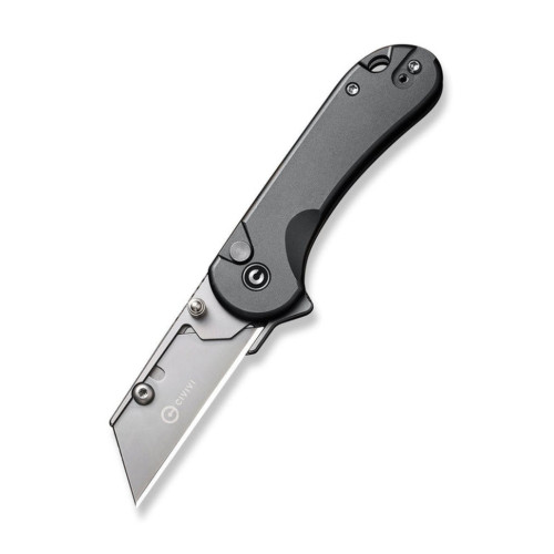 Ніж трапеція складаний кишеньковий Civivi Elementum Utility, (5.8 см) 6Cr13 / Aluminum сірий