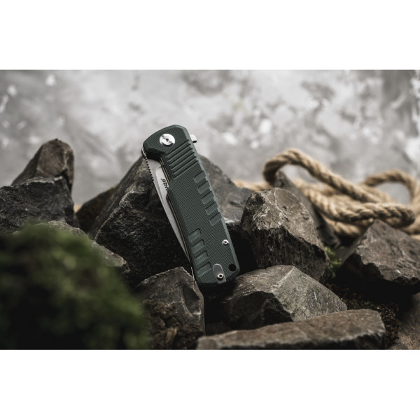 Ніж складаний туристичний Ganzo G769 (9 см) D2 / G10 зелений