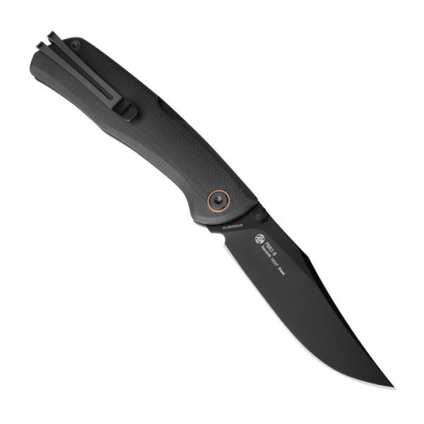 Ніж складаний туристичний Ruike P882-B, (8.5 см) 12С27 / G10 чорний