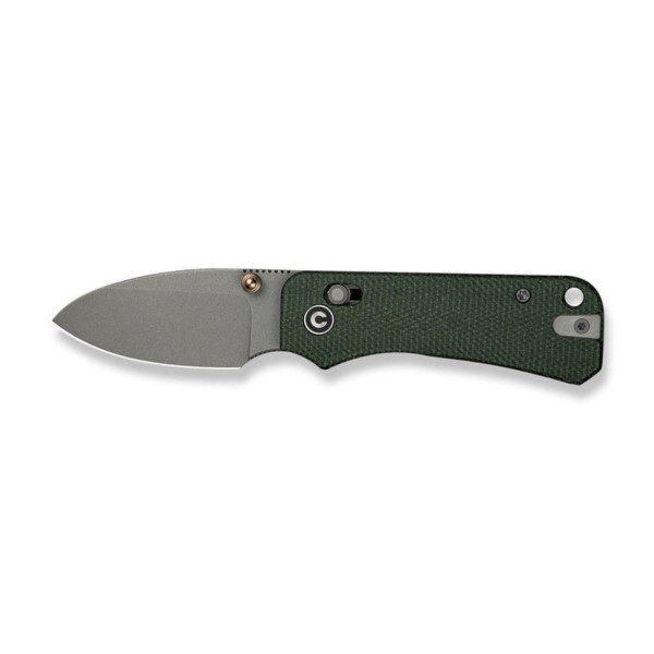 Ніж складаний кишеньковий Civivi Baby Banter 2, (5.9 см) Nitro-V / Micarta темно-зелений