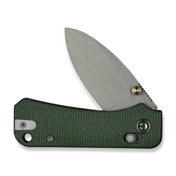 Ніж складаний кишеньковий Civivi Baby Banter 2, (5.9 см) Nitro-V / Micarta темно-зелений