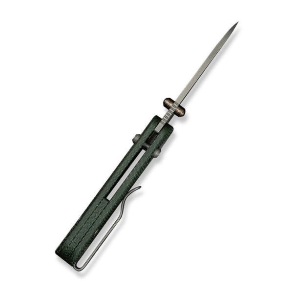 Ніж складаний кишеньковий Civivi Baby Banter 2, (5.9 см) Nitro-V / Micarta темно-зелений