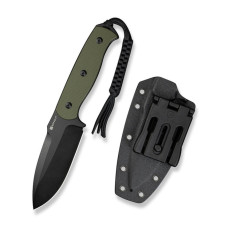 Ніж мисливський нескладаний Sencut Toxodon S24036-2 9Cr18MoV G10 темно-зелений