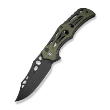 Ніж складаний Civivi Biophase C23083C-2 Nitro-V Button Lock чорно-зелений
