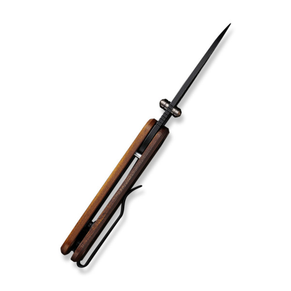 Ніж складаний кишеньковий Civivi Baby Banter, (5.9 см) Nitro-V / Guibourtia Wood