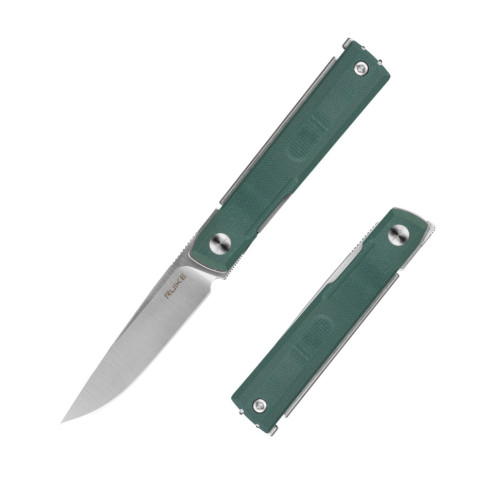 Ніж складаний кишеньковий Ruike D712-G, (7.7 см) 8Cr13Mov / G10 зелений