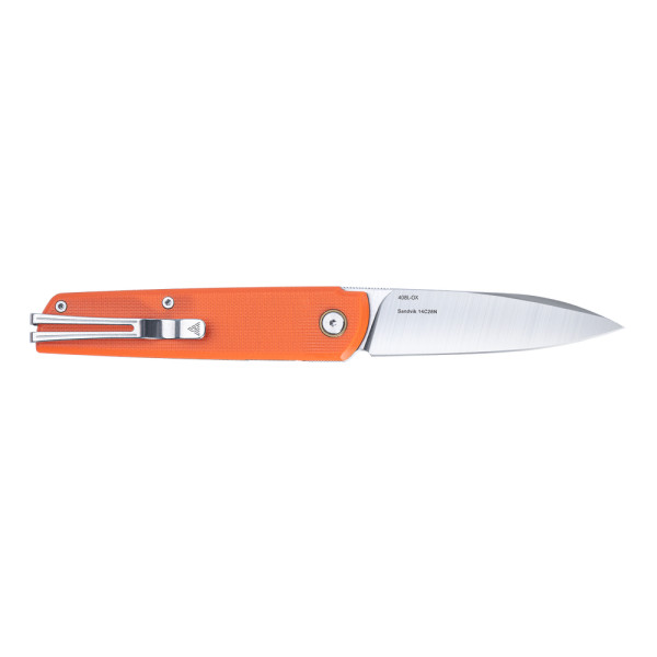 Ніж складаний туристичний SRM 408L-GX (8.2 см) 14C28N / G10 зелений