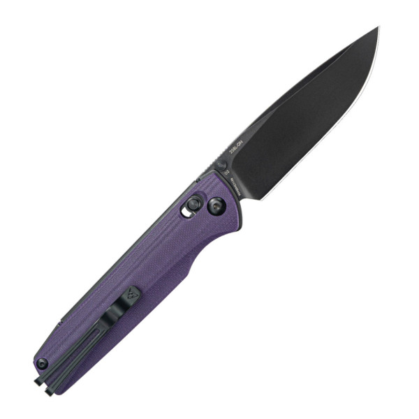 Ніж складаний туристичний SRM Terrier 258L-GN (9.3 см) D2 / G10 фіолетовий