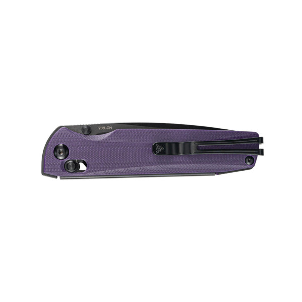 Ніж складаний туристичний SRM Terrier 258L-GN (9.3 см) D2 / G10 фіолетовий