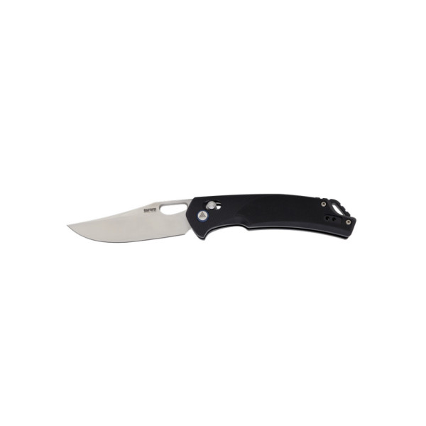 Ніж складаний туристичний SRM Retriever 9201 (9 см) D2 / G10 чорний