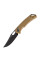 Ніж складаний туристичний SRM Retriever 9201-GW (9 см) D2 / G10 коричневий