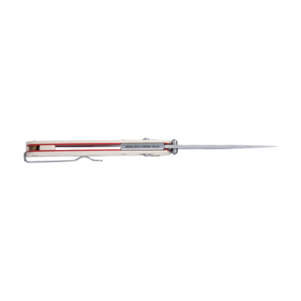 Ніж складаний туристичний SRM Medal 255L-GT2 (8.2 см) 10Cr / G10 білий