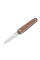 Ніж складаний кишеньковий SRM Twin 251MB-MN (7.6 см) N690 / Micarta коричневий
