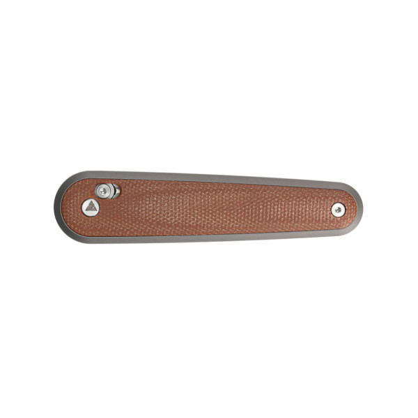 Ніж складаний кишеньковий SRM Twin 251MB-MN (7.6 см) N690 / Micarta коричневий