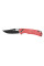 Ніж складаний туристичний SRM Retriever 9203-MR2 (9 см) 10Cr / Micarta червоний