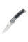 Ніж складаний туристичний SRM Retriever 9203-AK (9 см) 140Cr / G10 чорно-сірий