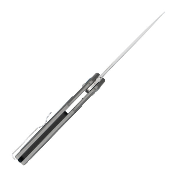 Ніж складаний туристичний SRM Retriever 9203-AK (9 см) 140Cr / G10 чорно-сірий