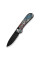 Ніж складаний кишеньковий Civivi Elementum (Crossbar Lock), (7.51 см) CPM S35VN / Nebula FatCarbon Fiber чорний/червоний/синій/білий
