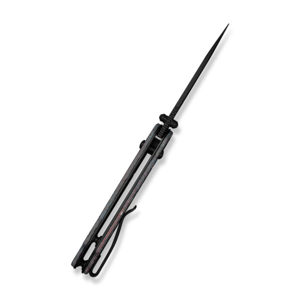 Ніж складаний кишеньковий Civivi Elementum (Crossbar Lock), (7.51 см) CPM S35VN / Nebula FatCarbon Fiber чорний/червоний/синій/білий