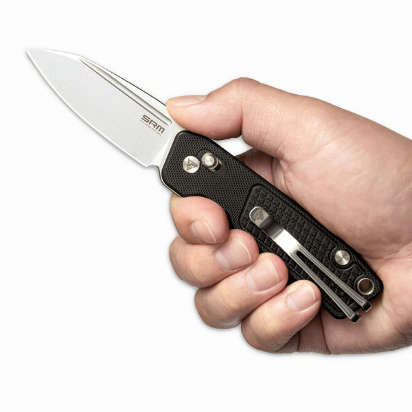 Ніж складаний кишеньковий SRM Scout 7229-GB (6.9 см) 14C28N / G10 чорний