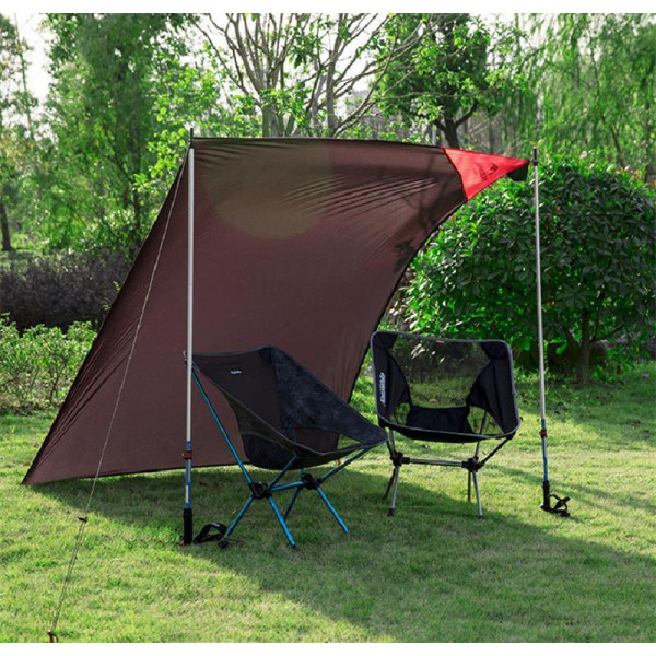 Коврик для пикника Naturehike NH17D050-B водостойкий 145х200 черный