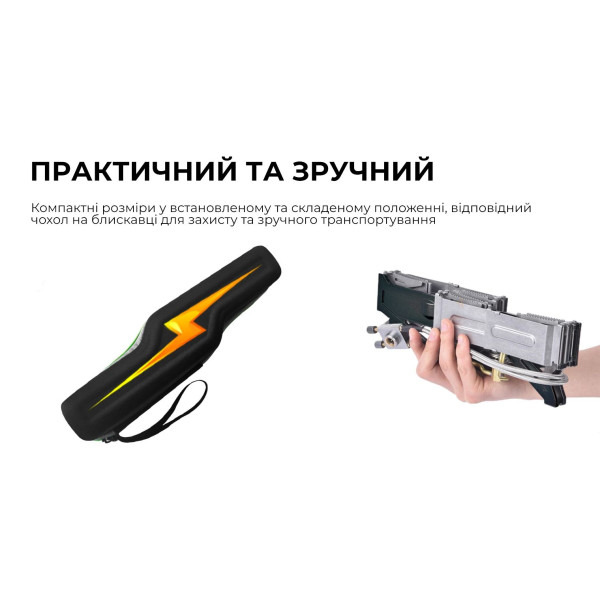 Газовая горелка двойная BRS-32 с ветрозащитой и подогревом топлива