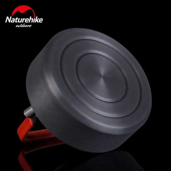 Чайник туристический Naturehike NH17C020-H 1.1 л алюминиевый серый
