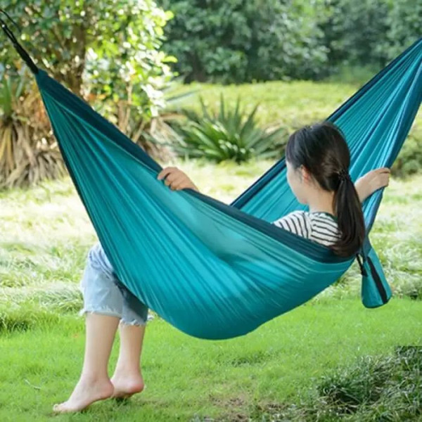 Гамак Naturehike NH21DC011 6927595713624 одинарный голубой полиэстер
