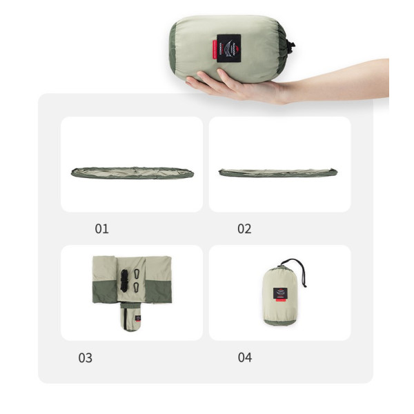 Гамак Naturehike NH21DC011 6927595713600 одинарный из полиэстера, оливковый