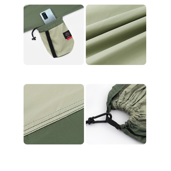 Гамак Naturehike NH21DC011 6927595713600 одинарный из полиэстера, оливковый