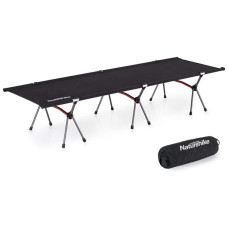 Кровать раскладная Naturehike NH19JJ006 ультралегкая алюминиевая черная 6927595740606