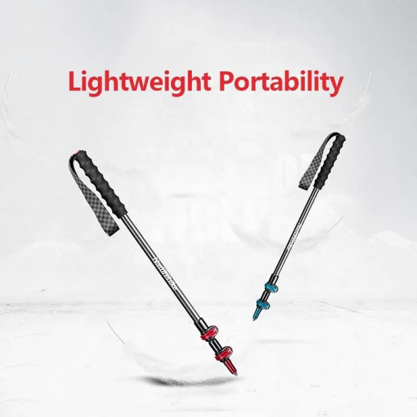Карбонова трекінгова палиця Naturehike ST10 NH19S010-T 110 см блакитна