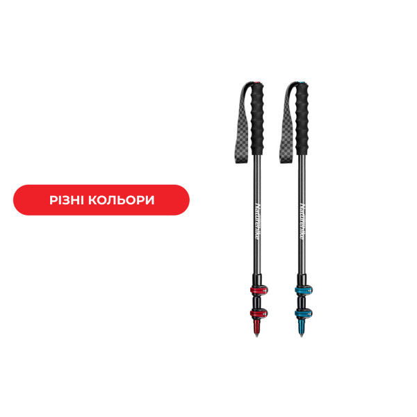Карбонова трекінгова палиця Naturehike ST10 NH19S010-T 110 см блакитна