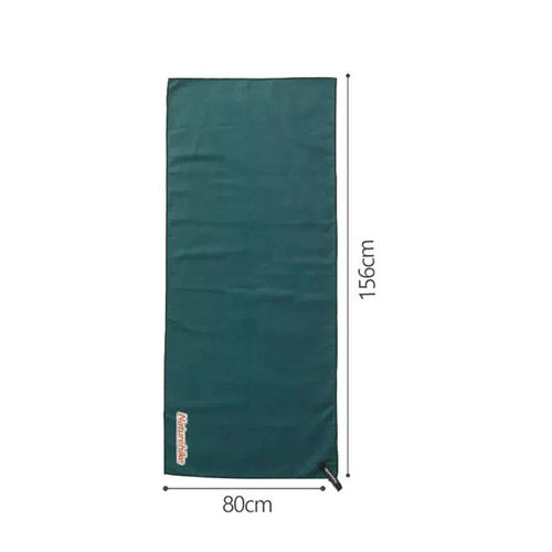 Полотенце туристическое быстросохнущее Naturehike CNK2300SS010 156х80 см темно-зеленое