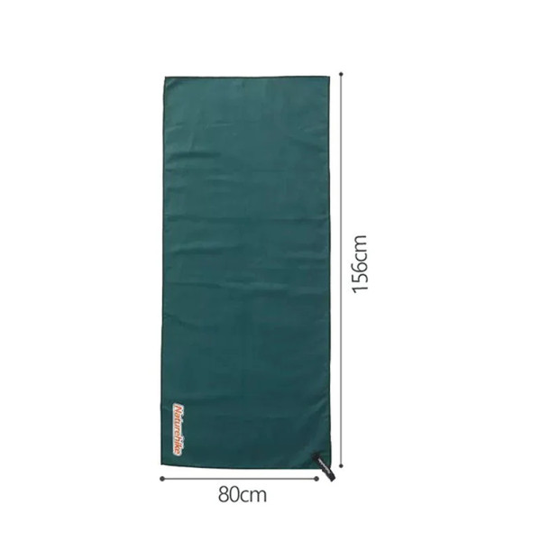 Рушник туристичний швидковисихаючий Naturehike CNK2300SS010 156х80 см темно-зелений