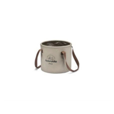 Складное ведро для воды Naturehike NH20SJ040 10 л ПВХ светло-коричневое