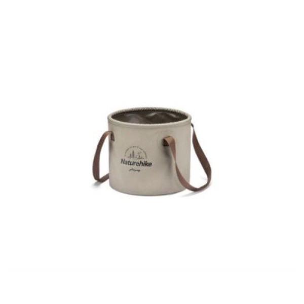 Складное ведро для воды Naturehike NH20SJ040 10 л ПВХ светло-коричневое